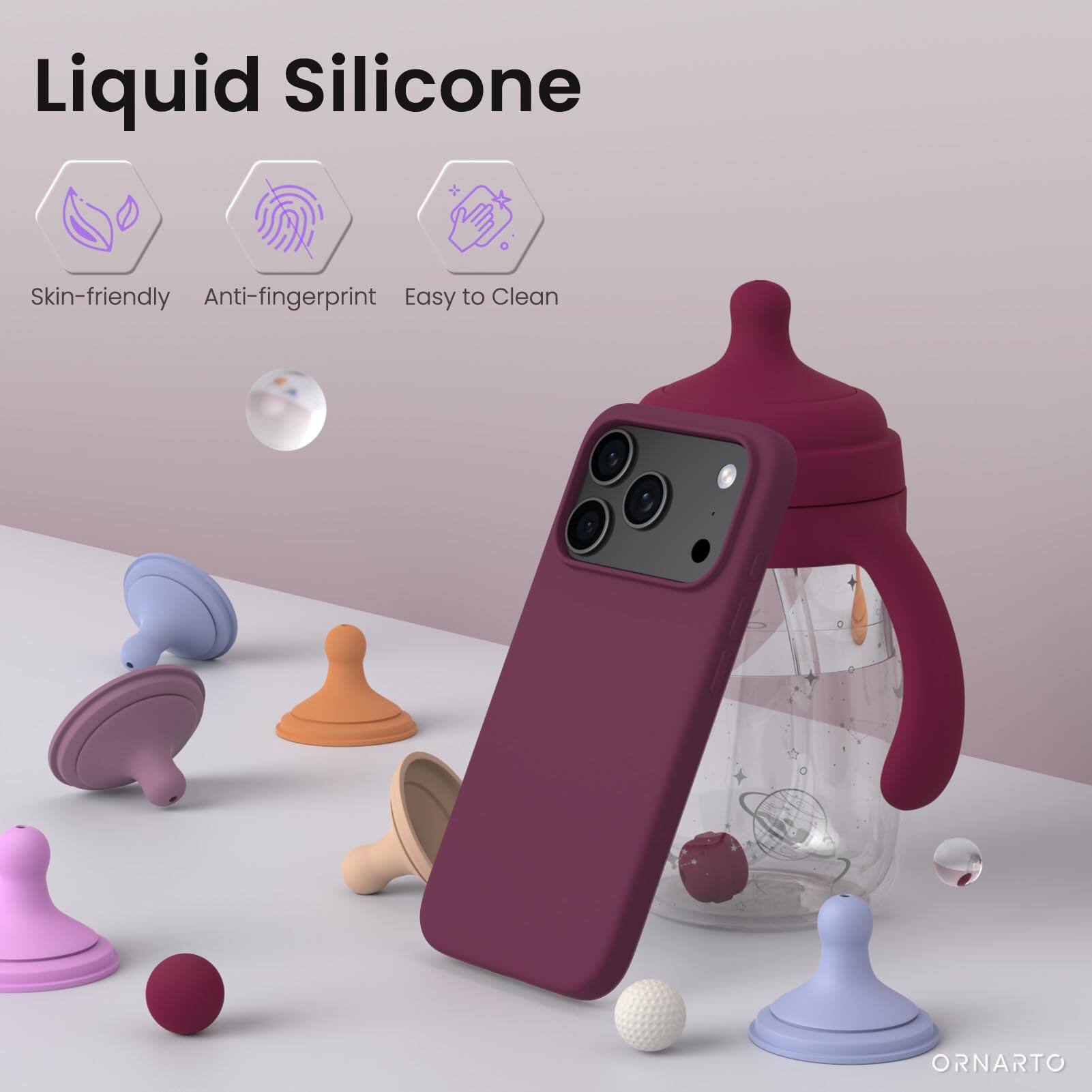 Liquid Silicone

Skin-friendly  
Anti-fingerprint  
Easy to Clean  

ORNARTO