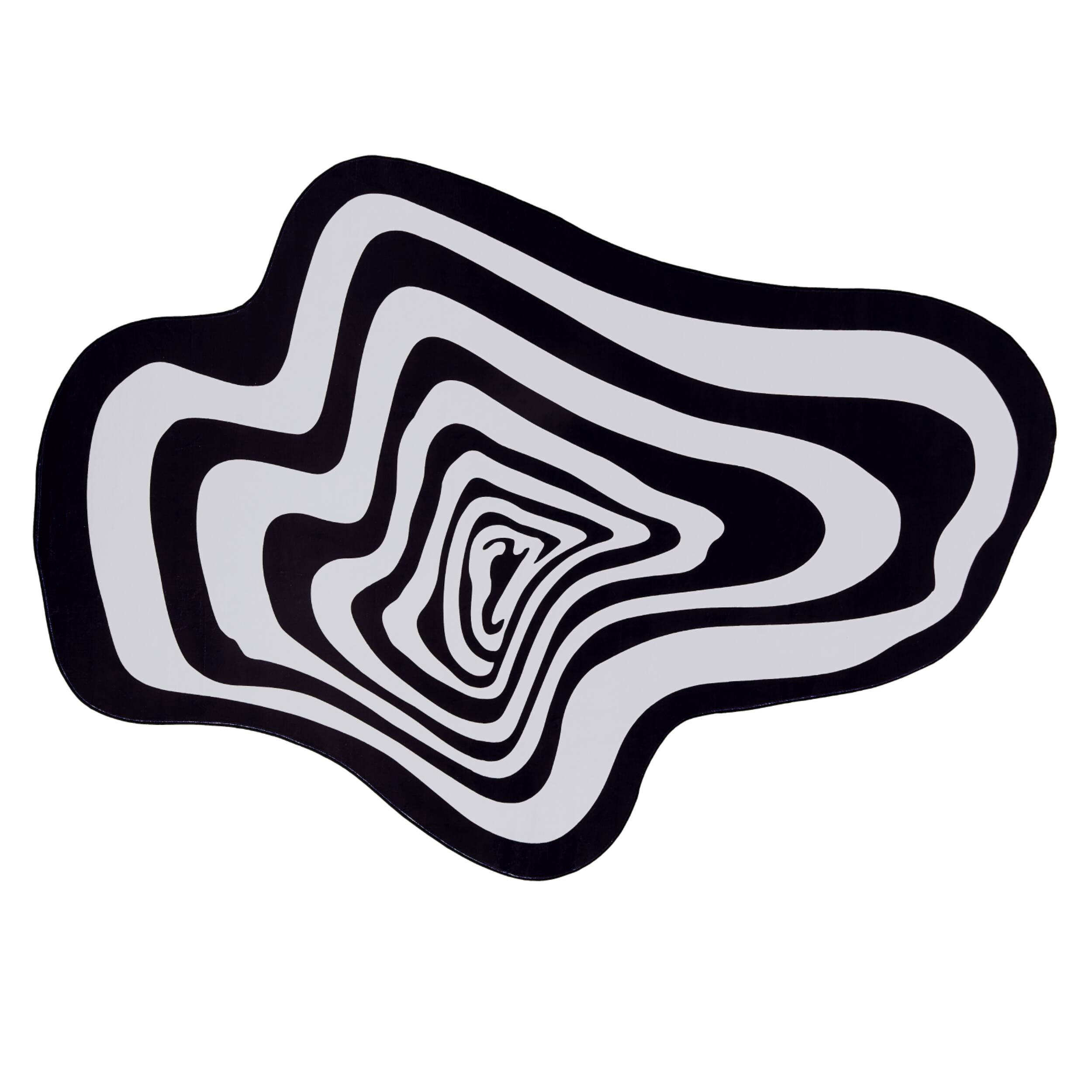 Alt View 5. Lanyspace - 7'x10' Area Rug, Washable Rugs Non-Slip Rugs, Easy Clean Soft Carpet, Vertigo Irregular Area Rug for Home Decor - Multicolor.