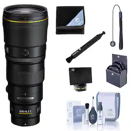 Bundle - Nikon - NIKKOR Z 600mm f/6.3 VR S Lens, with Included Value