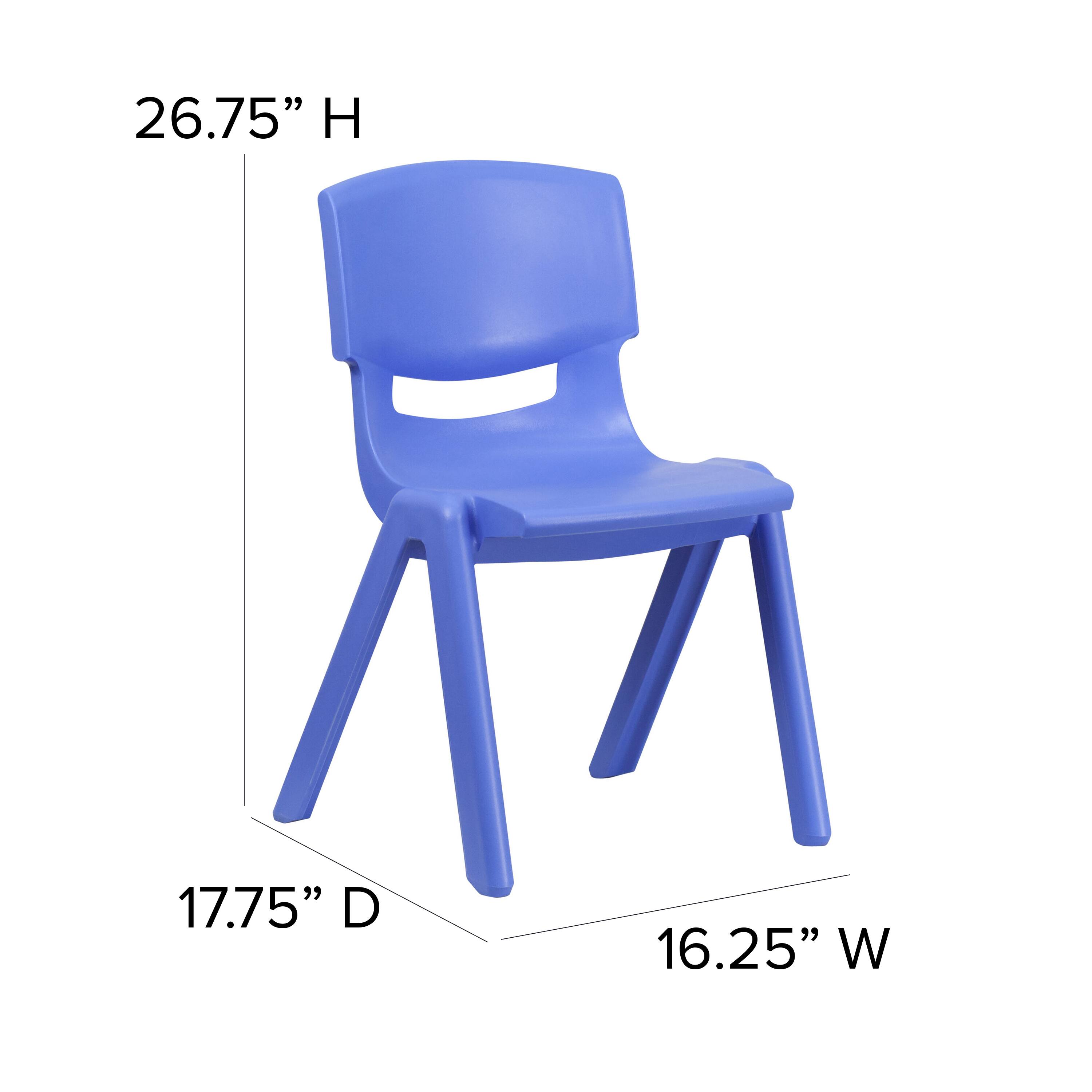 26.75" H  
17.75" D  
16.25" W