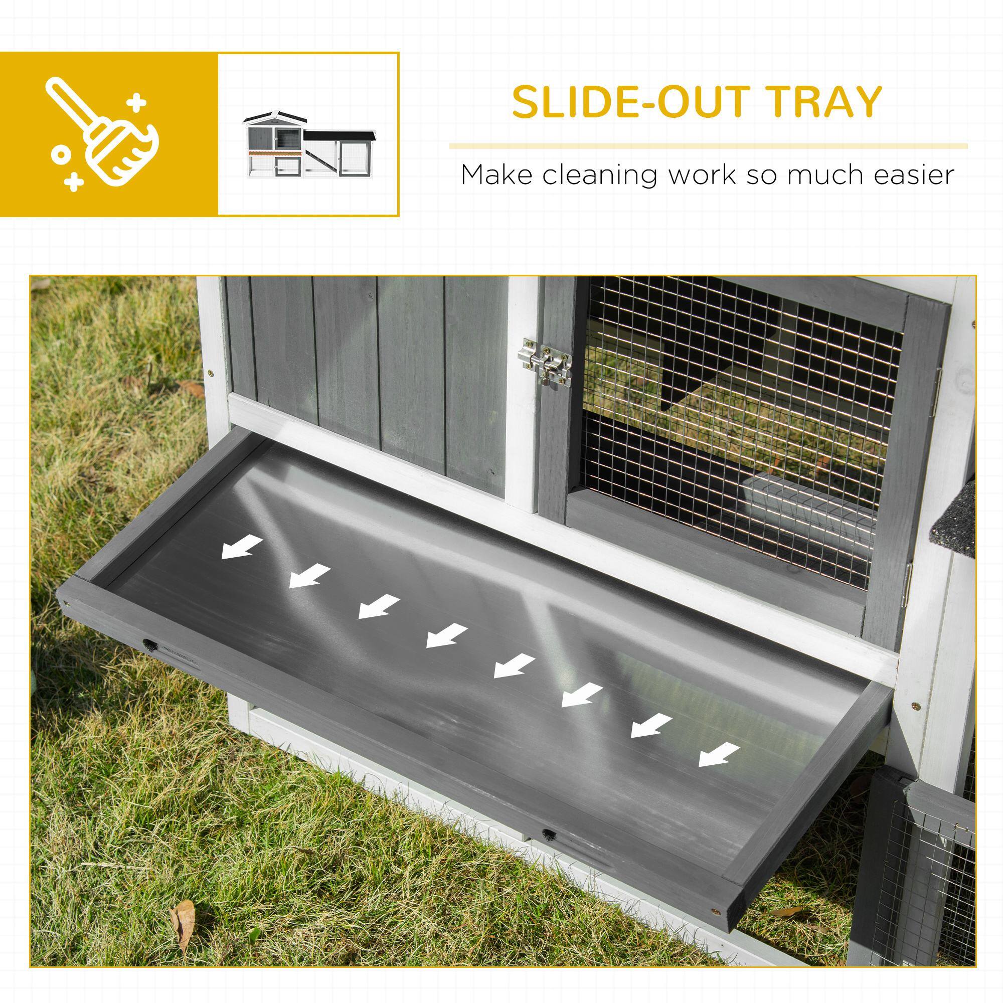SLIDE-OUT TRAY

Make cleaning work so much easier