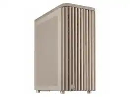 ASUS - Pro Art PA401 Wood Edition - Beige Mesh-panel Case, FSC® Wood, Dual 160mm Fans, 120mm Rear Fan, Fan Hub - Beige