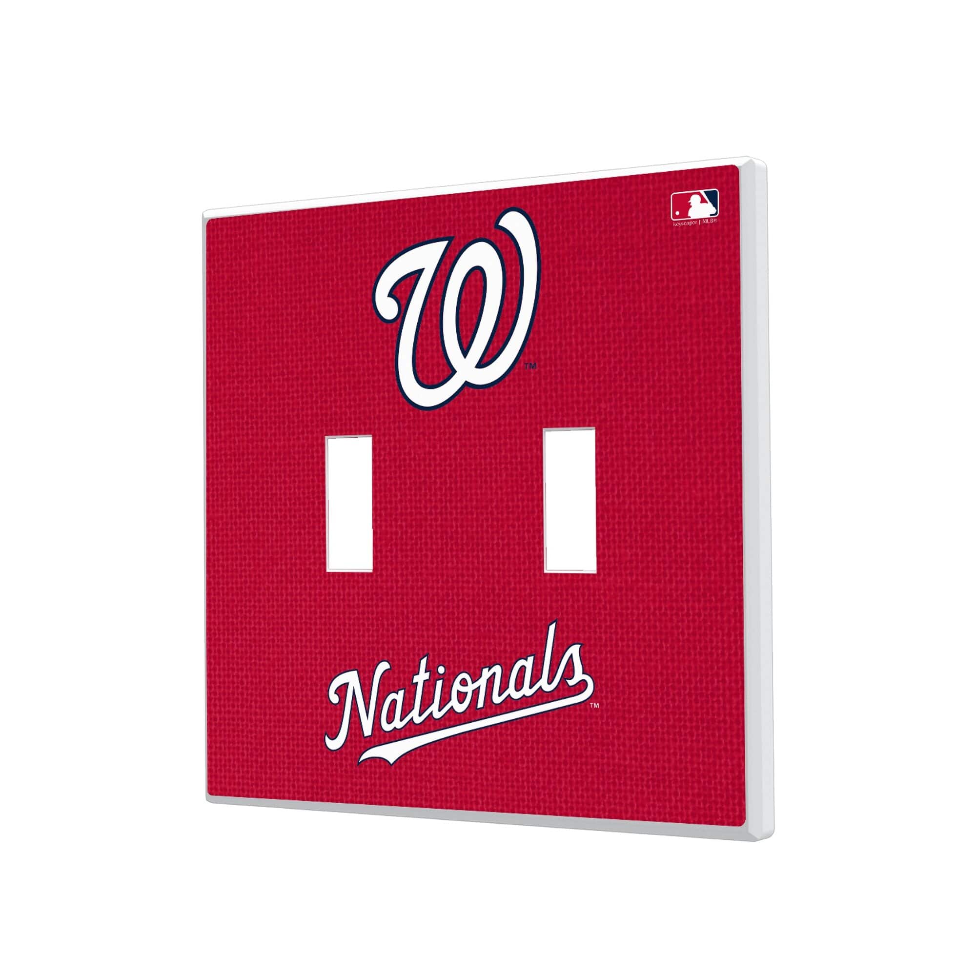 Keyscaper - Washington Nationals Solid Design Double Toggle Light Switch Plate - Multicolor price history on PriceWatchPro