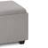 Alt View 15. Simpli Home - Avalon 42 inch Wide Contemporary Rectangle Storage Ottoman - Gray Cloud.