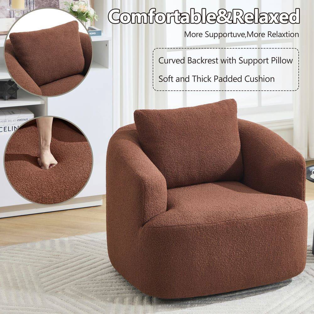 Comfortable & Relaxed  
More Supportive, More Relaxation  

Curved Backrest with Support Pillow  
Soft and Thick Padded Cushion