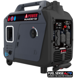 A-iPower - SUA2301iD 2300W Portable Dual Fuel Inverter Generator Quiet RV Ready CO Sensor Lightweight Backup Power