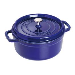 Staub - Cast Iron 2.75-qt Round Cocotte - Dark Blue