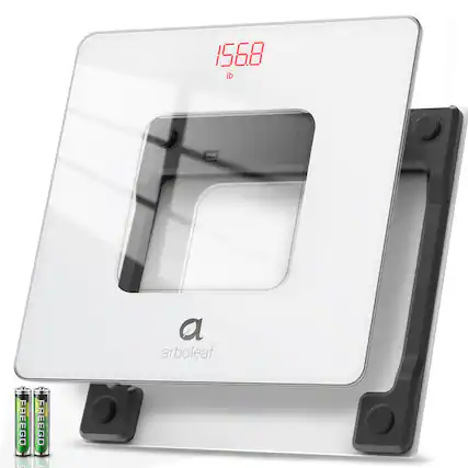 The text on the image reads: "1568 lb a arboleaf FREEGO - FREEGO - A." This text is likely a description or information about the product, which could be a scale or a device that measures weight. The text might be providing details about the weight capacity, the brand name, or the purpose of the product.