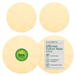 Larder & Vine - Set of 4 Silicone Trivets - Limoncello