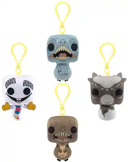 Funko - Plush Keychain: Jurassic Park (One Random Keychain Per Transaction) - Collectibles - Multicolor