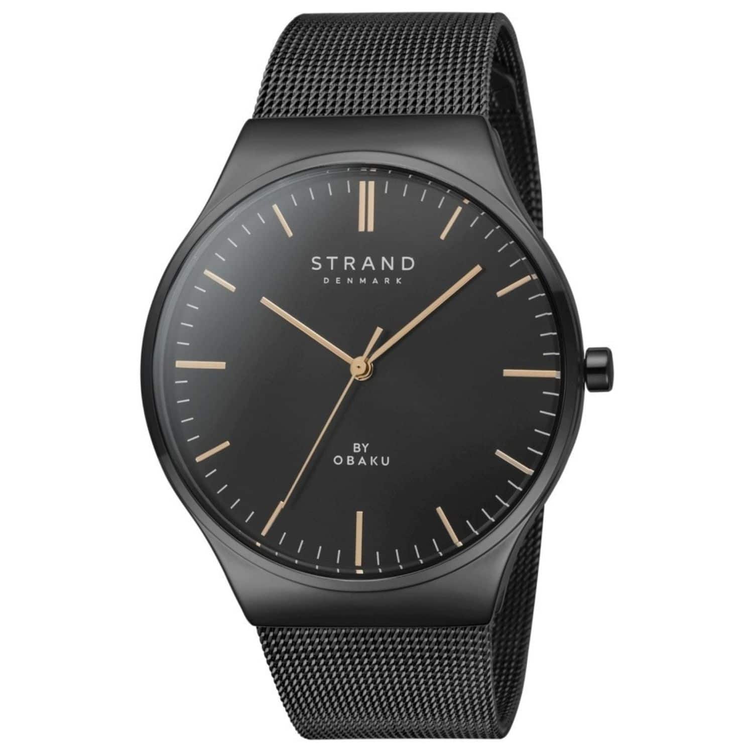 Obaku - Women's Mason Lille Dial Watch - S717LXBBMB - Black