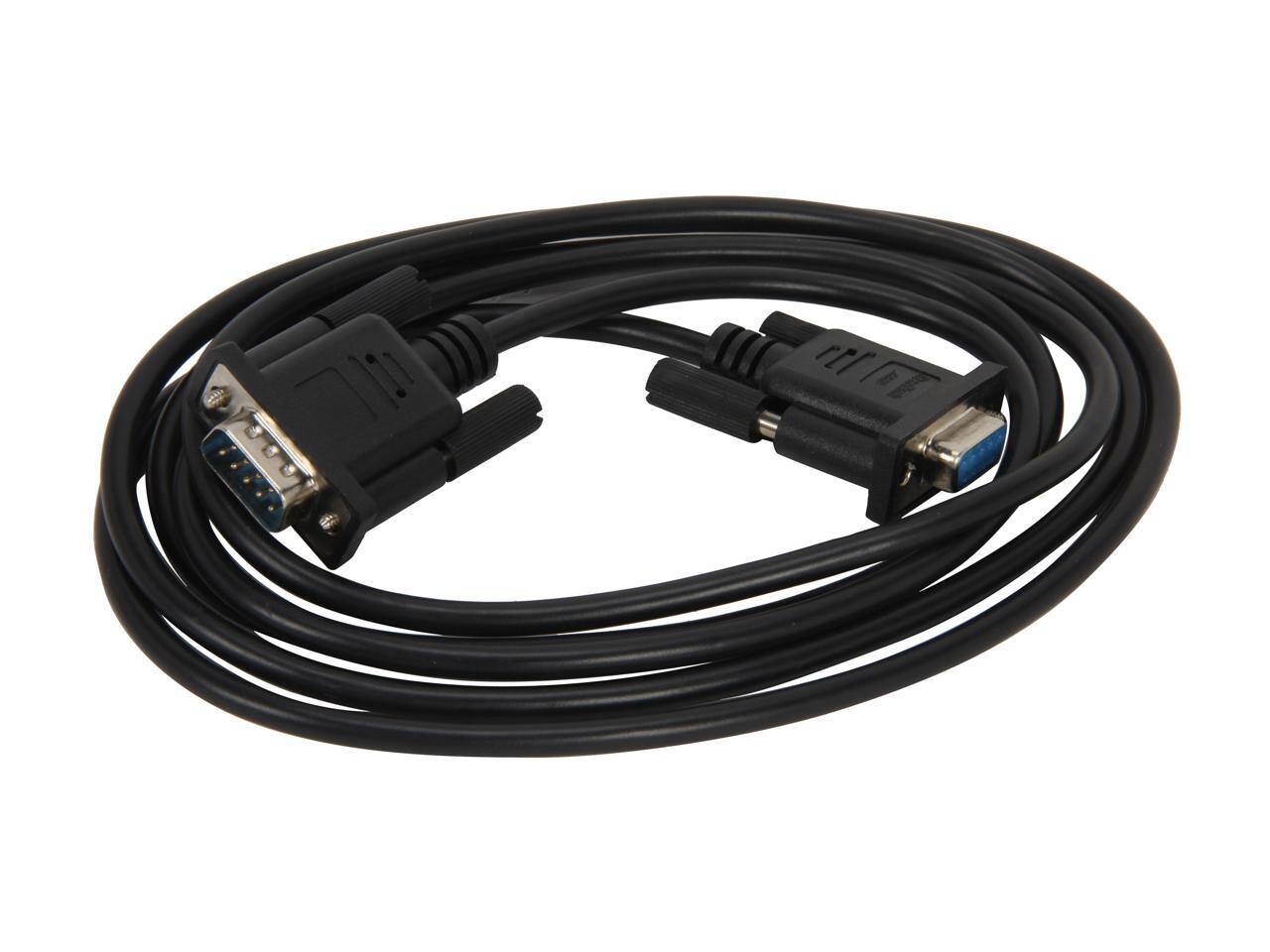 Alt View 1. StarTech.com - StarTech SCNM9FM2MBK 2m Black DB9 RS232 Serial Null Modem Cable F/M.