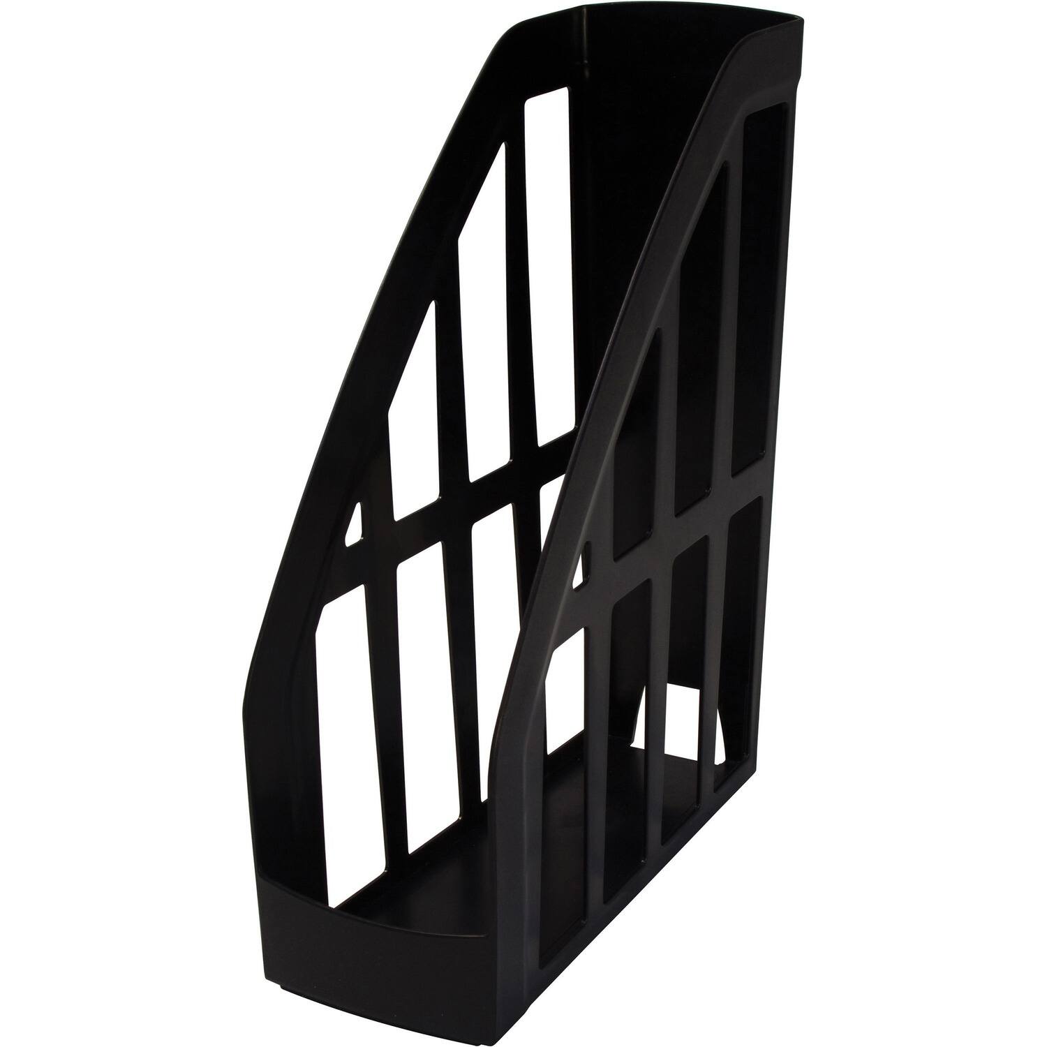Storex - Value Line Recycled Magazine File Plastic - Black