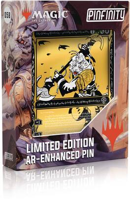 PopMarket - Pinfinity - Magic The Gathering - Phyrexian Dominaria United Ajani Sleeper Agent AR Pin - NOVELTIES - Multicolor