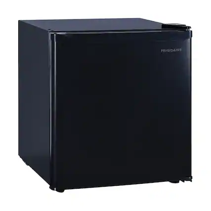 Front. Frigidaire - Frigidaire Efr100-c-black 1.6-cu. Ft. Compact Fridge - black.
