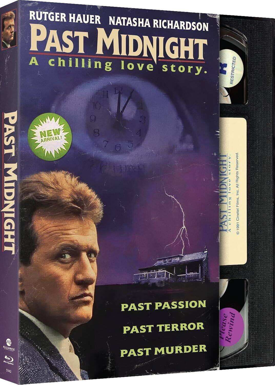 Front. Past Midnight (Retro VHS Packaging)   - BLU-RAY.