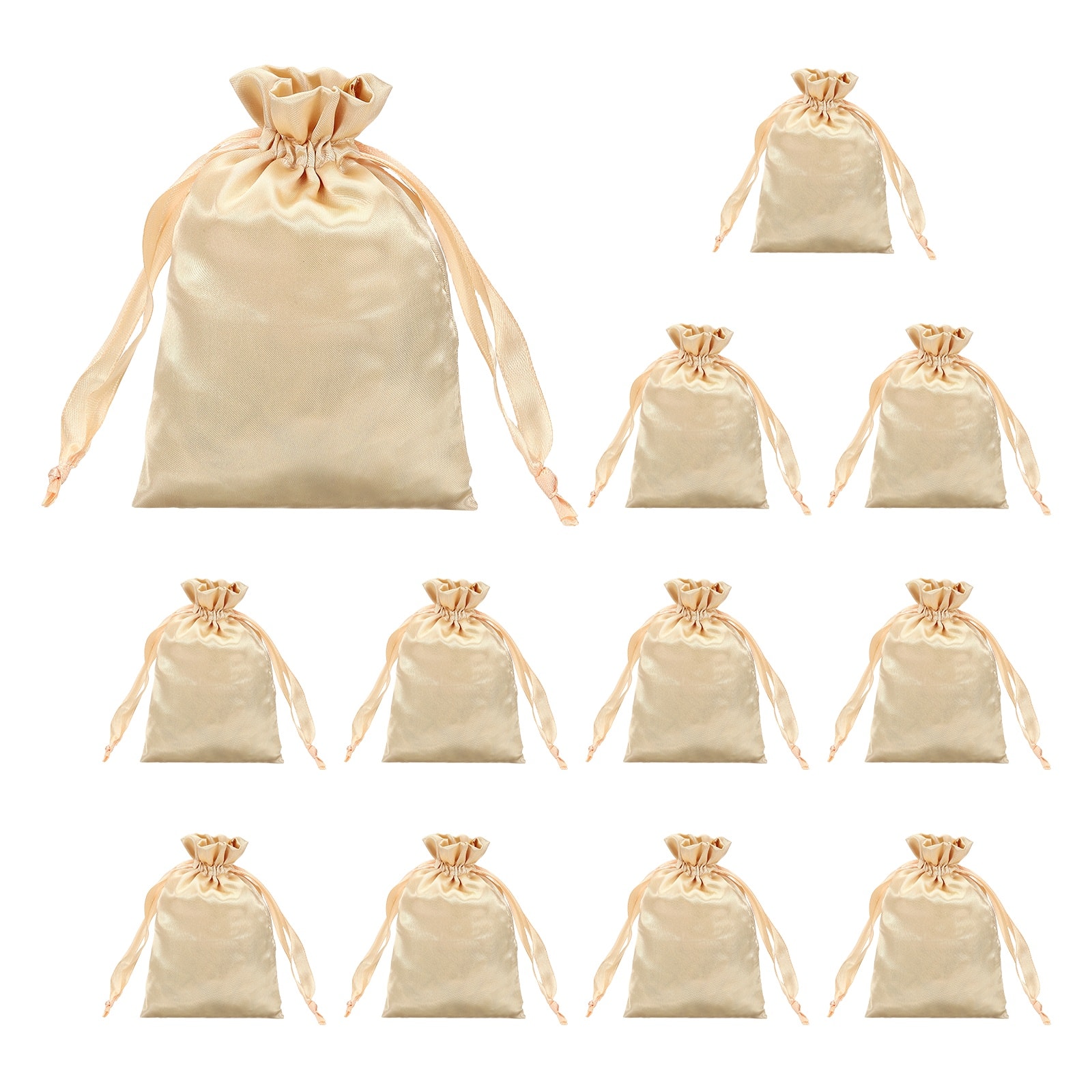 "Unique Bargains - 12pcs 3.9"" x 5.9"" Party Favor Bags Favor Bags for Birthday Candy - Champagne Gold" price history on PriceWatchPro