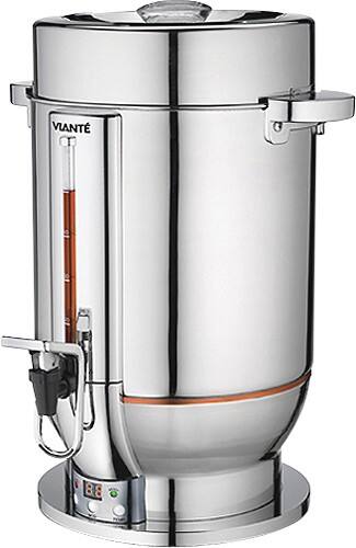 Front Standard. Viante Home Products - 55-Cup Coffee Urn - Silver.