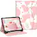 Front. Kitcheniva - iPad 10th Generation 2022 Case With Stand And Pocket 10.9'' Pink Cow - Strawberry Cow.