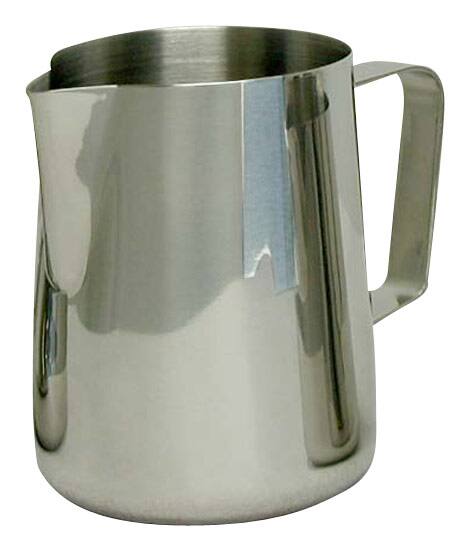 Angle. Gaggia - 20-Oz. Frothing Pitcher - Stainless-Steel.