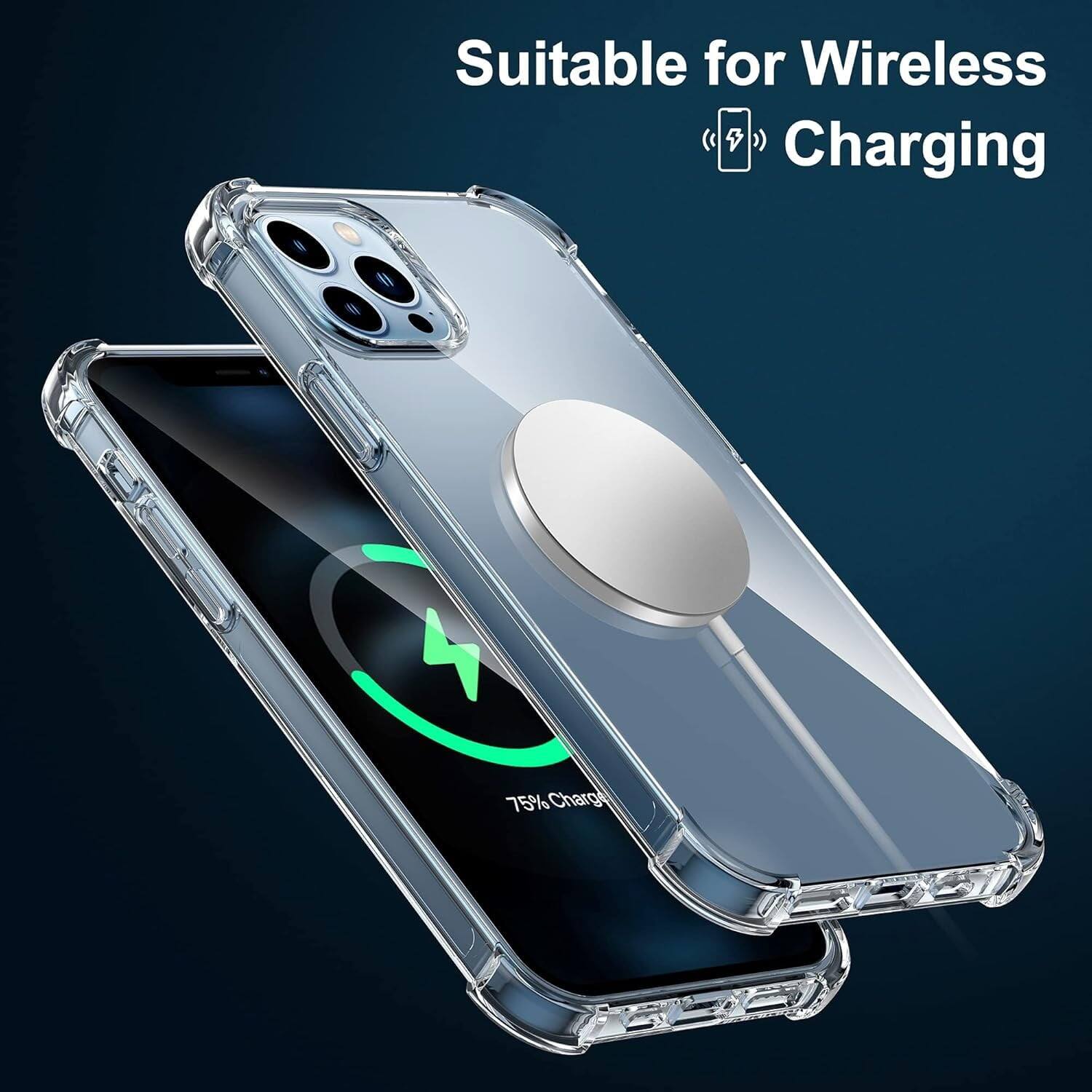 Suitable for Wireless Charging, 75% Charge