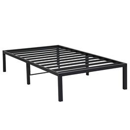 Hivvago - Twin XL size Heavy Duty Metal Platform Bed Frame - Black
