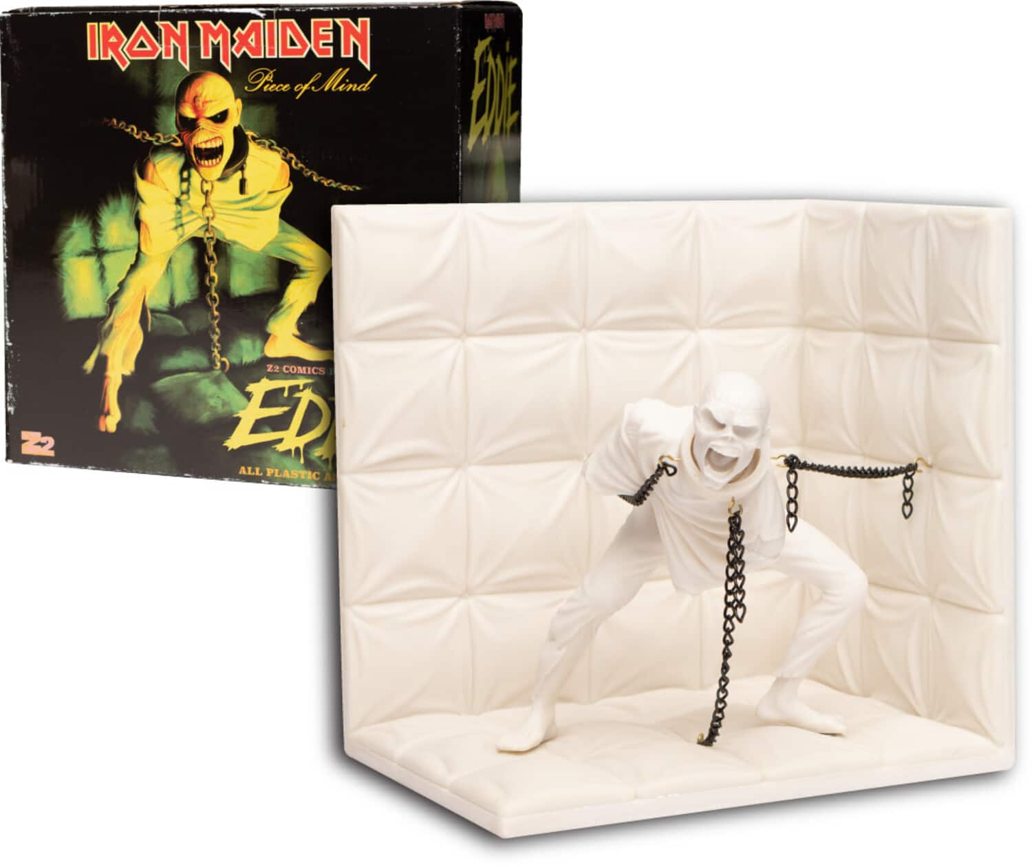 PopMarket - Iron Maiden - Iron Maiden - Limited Edition Model Kit - Vintage Eddie Piece of Mind - COLLECTIBLES - Multicolor