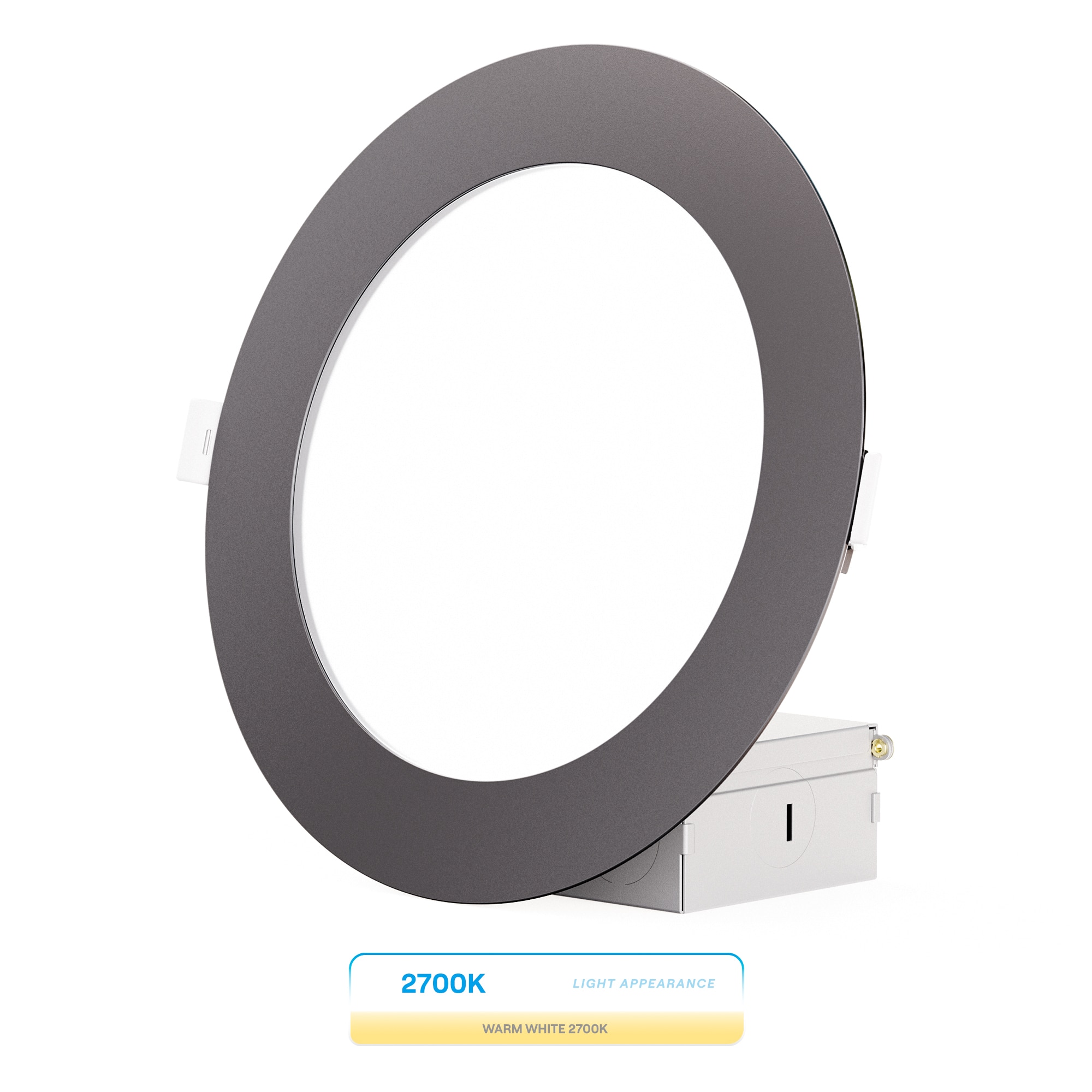 Infibrite - 6 In. Ultra-Thin Recessed LED Downlight 12W 1050LM Soft white Wet Rated, Triac Dimmable Trim 6-Pack - Black price history on PriceWatchPro