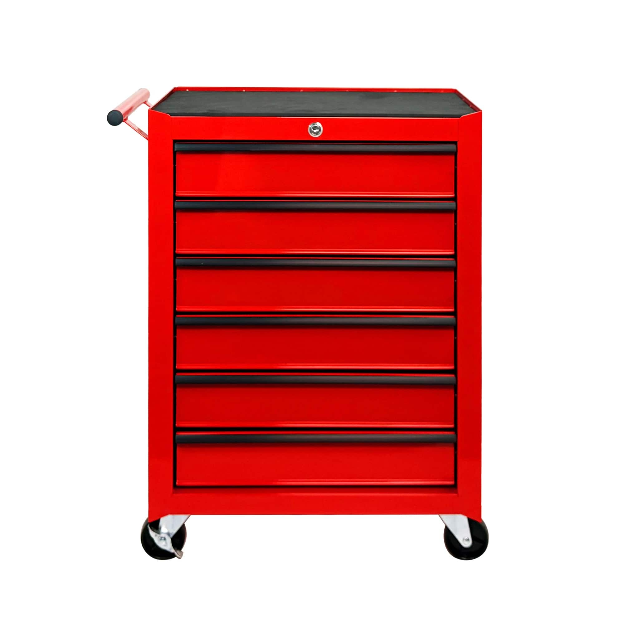 "Boyel Living - RED Rolling Metal Tool Chest with 6 Drawers, 20"" 6-Drawer Tool Chest Cabinet" price history on PriceWatchPro