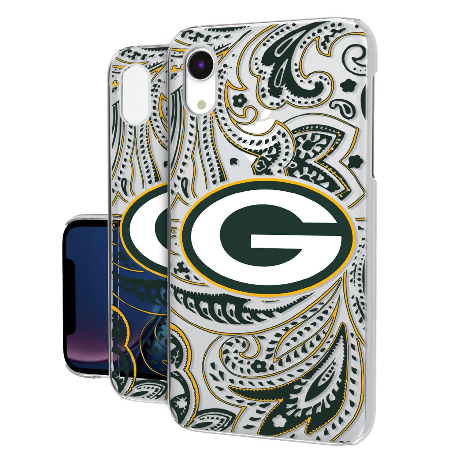 Keyscaper - NFL - Green Bay Packers iPhone Clear Paisley Design Case - 16 Pro Max - Multicolor price history on PriceWatchPro