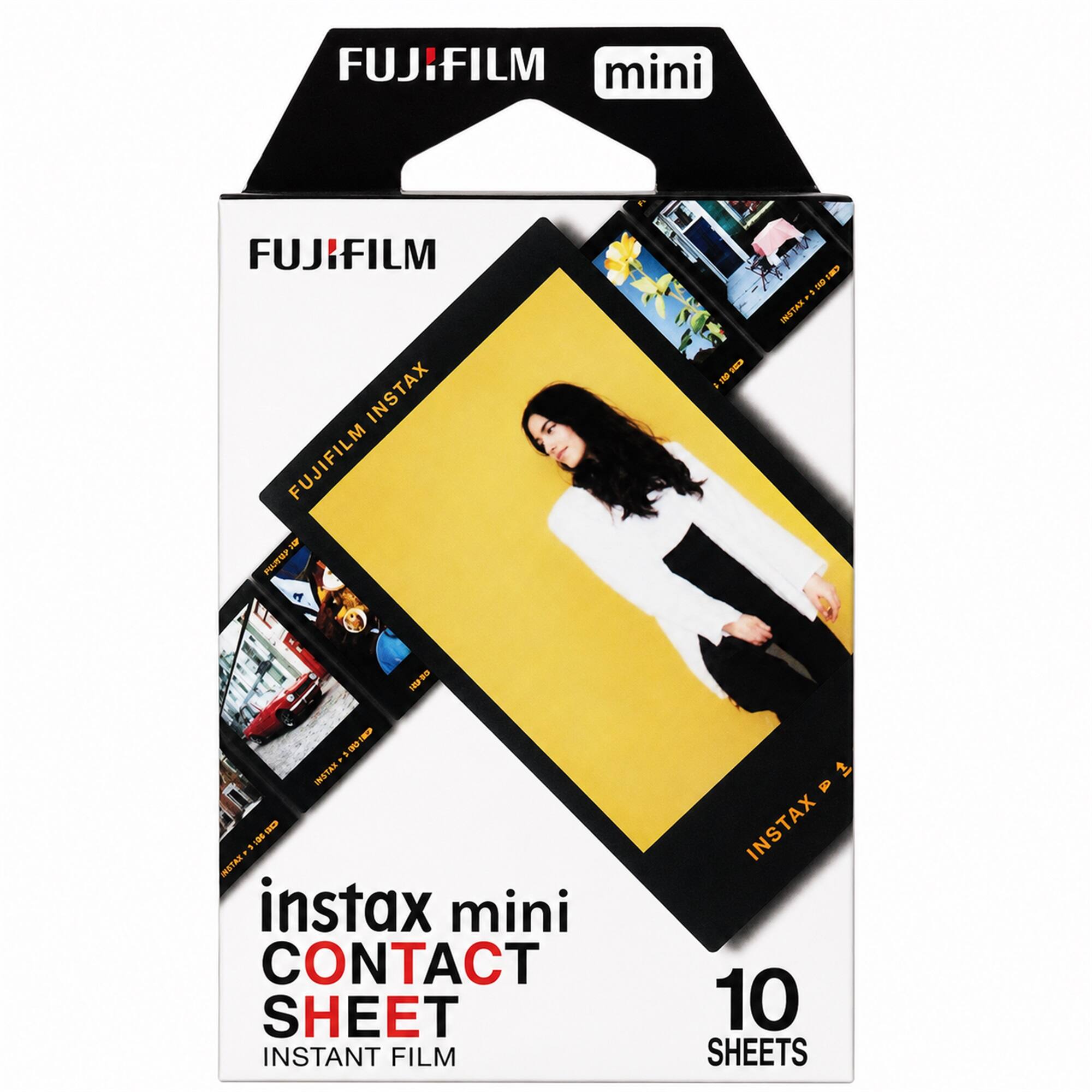 FUJIFILM mini  
FUJIFILM INSTAX  
FUJIFILM INSTAX  
a dist CHI % INSTAX  
DE ettl  
di 7% no INSTAX au 100 INSTAX instax mini CONTACT SHEET INSTANT FILM  
M Q INSTAX 10 SHEETS