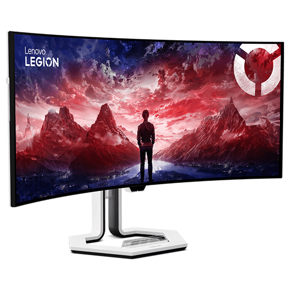 Lenovo - Legion Pro 34WD-10 34-inch OLED Curved WQHD 240Hz USB-C Docking Gaming Monitor, For Gaming - Raven Black