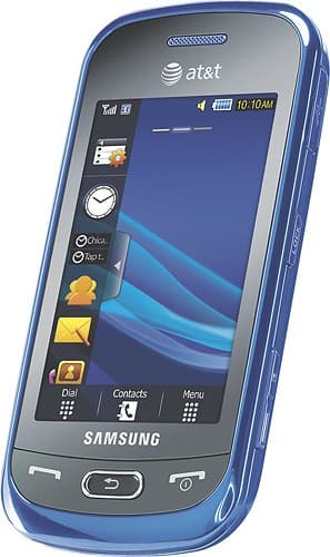 Best Buy: Samsung Eternity II Mobile Phone Blue (AT&T) A597