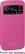 Angle Standard. Samsung - S-View Flip Cover for Samsung Galaxy S 4 Cell Phones - Pink.