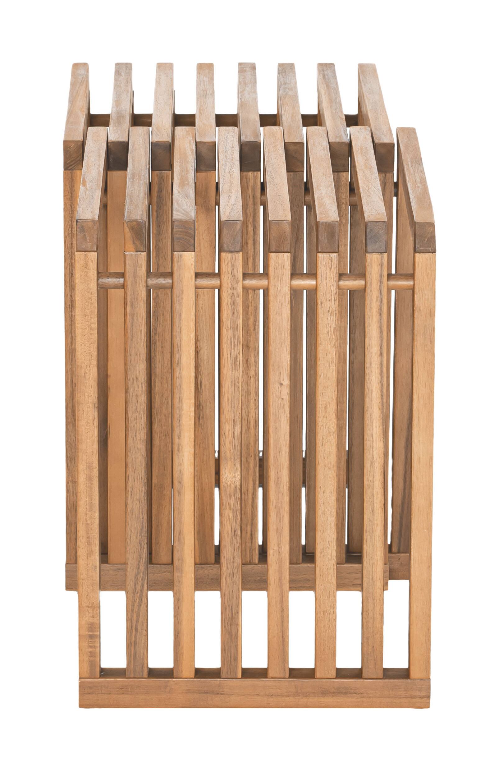 Back. Hivvago - Riviera Extendable Stool (Set of 2) Natural - Natural.