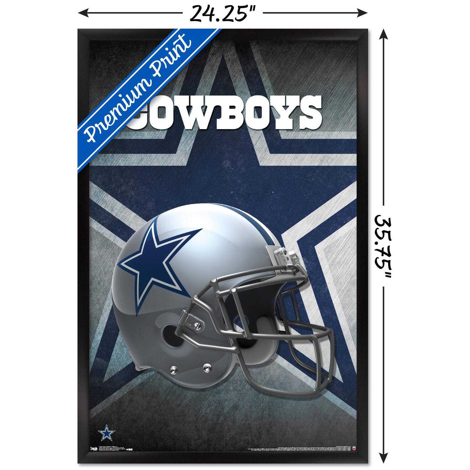 24.25" x 35.75"  
Premium Print  
COWBOYS