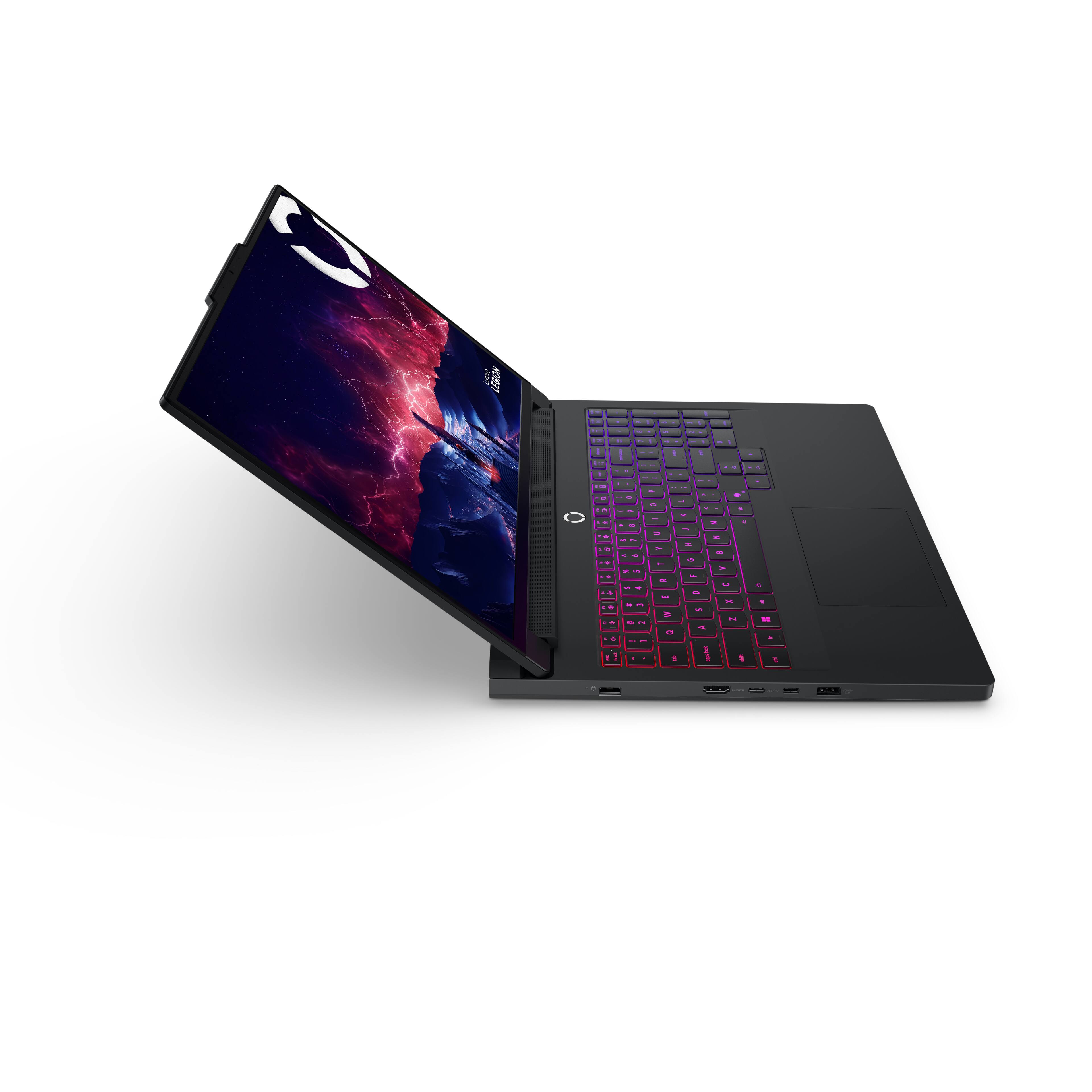 Alt View 12. Lenovo - Legion Pro 7 16" 3K OLED 240Hz Gaming Laptop - Ryzen 9 9955HX3D 2025 - 32GB Memory - NVIDIA GeForce RTX 5080 - 1TB SSD - Eclipse Black.