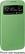 Angle. Samsung - S-View Flip Cover for Samsung Galaxy S 4 Cell Phones - Green.