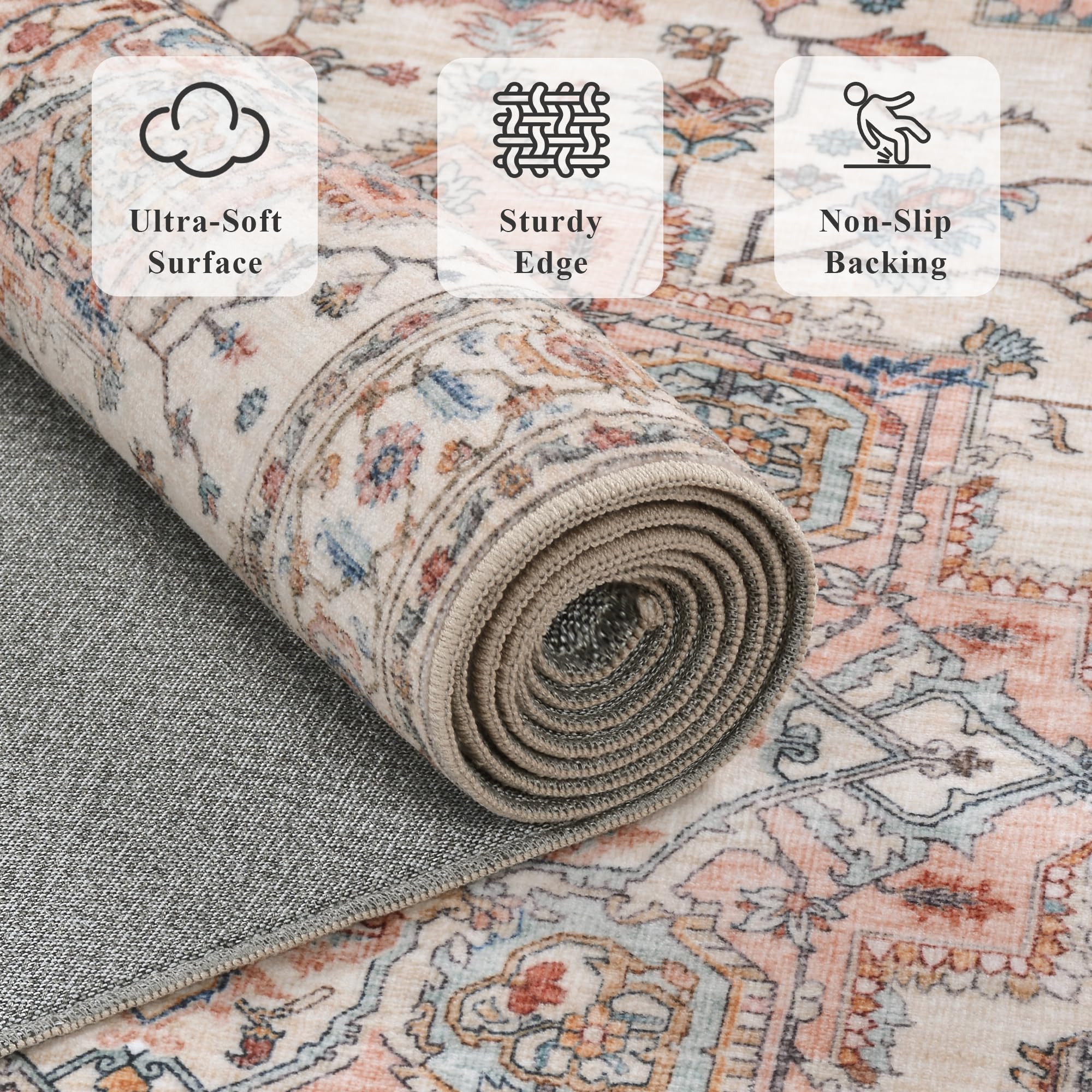 Ultra-Soft Surface  
Sturdy Edge  
Non-Slip Backing