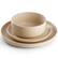 Alt View 1. Gibson - Gibson Soho Lounge Bryant Park 12 Piece Reactive Stoneware Dinnerware Set in Beige - Beige.