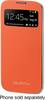 Samsung - S-View Flip Cover for Samsung Galaxy S 4 Cell Phones - Orange-Front_Standard