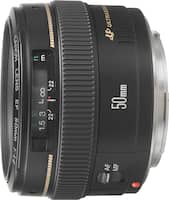 Canon - EF 50mm f/1.4 USM Standard Lens - Black - Front_Standard