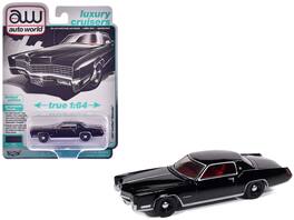 Autoworld - 1967 Cadillac Eldorado Sable with Red Interior "Luxury Cruisers" Series 1/64 Diecast Model Car by Auto World - Black