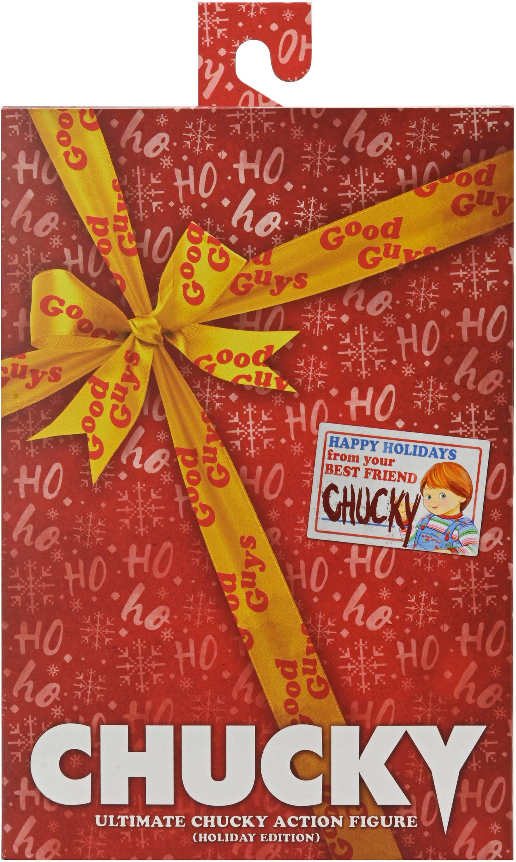 O y Good GuyS Guys Good H0 no HO HO uys Good ho Cuy u poof Guys HO HO ho HAPPY HOLIDAYS from your HO Gu 4O BEST FRIEND O ho S CHUCKY HO HO Guys HO HU ho po ho HO HO HO HO ho poo Gu ho HA 4 t CHUCKY ULTIMATE CHUCKY ACTION FIGURE ha (HOLIDAY EDITION) ho.