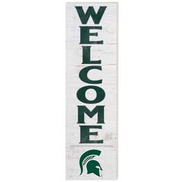 Jardine - Michigan State Spartans 10'' x 35'' Indoor/Outdoor Welcome Sign - White