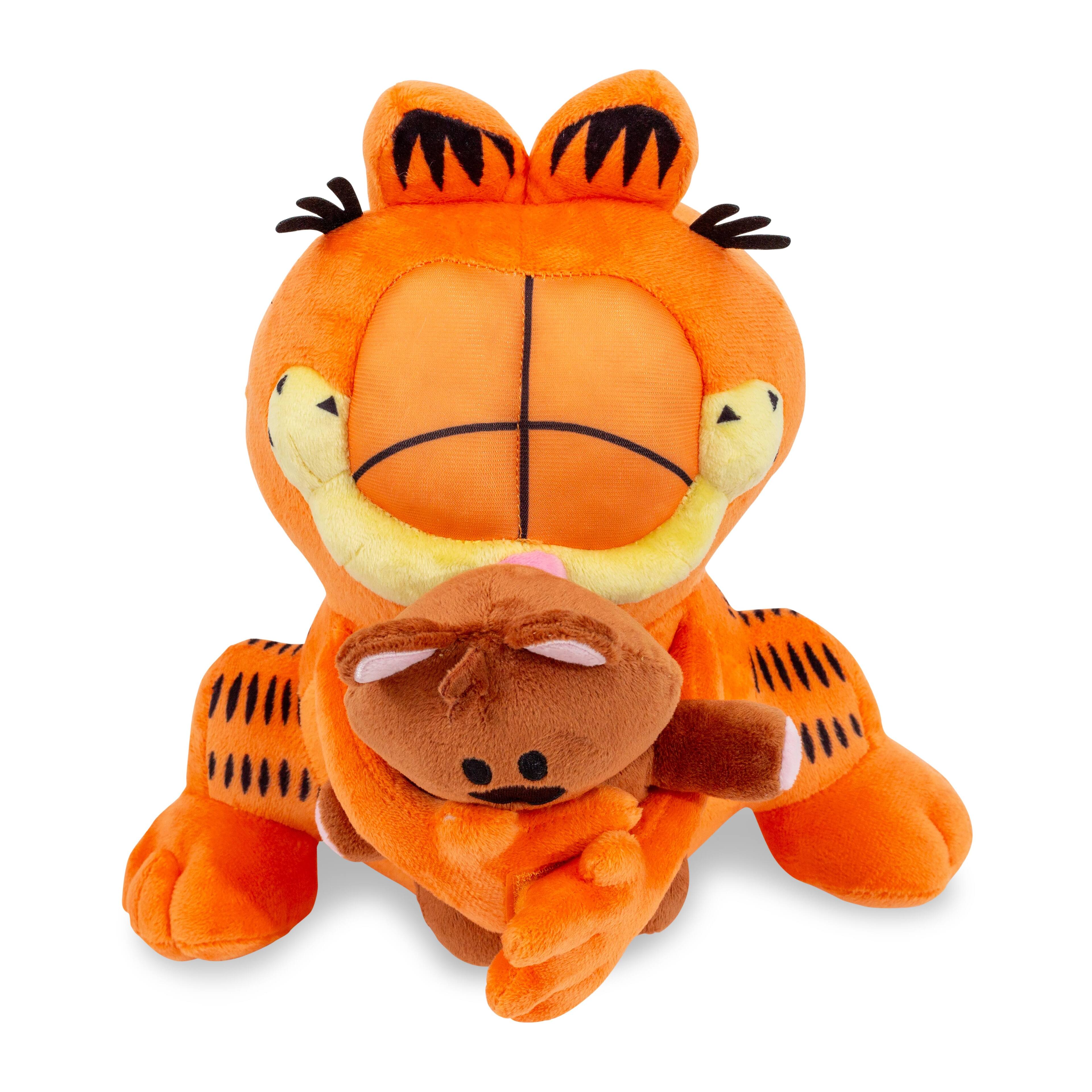 Alt View 1. Golden Bell Studios - Garfield Holding Pooky 12-Inch Collector Plush - Orange.