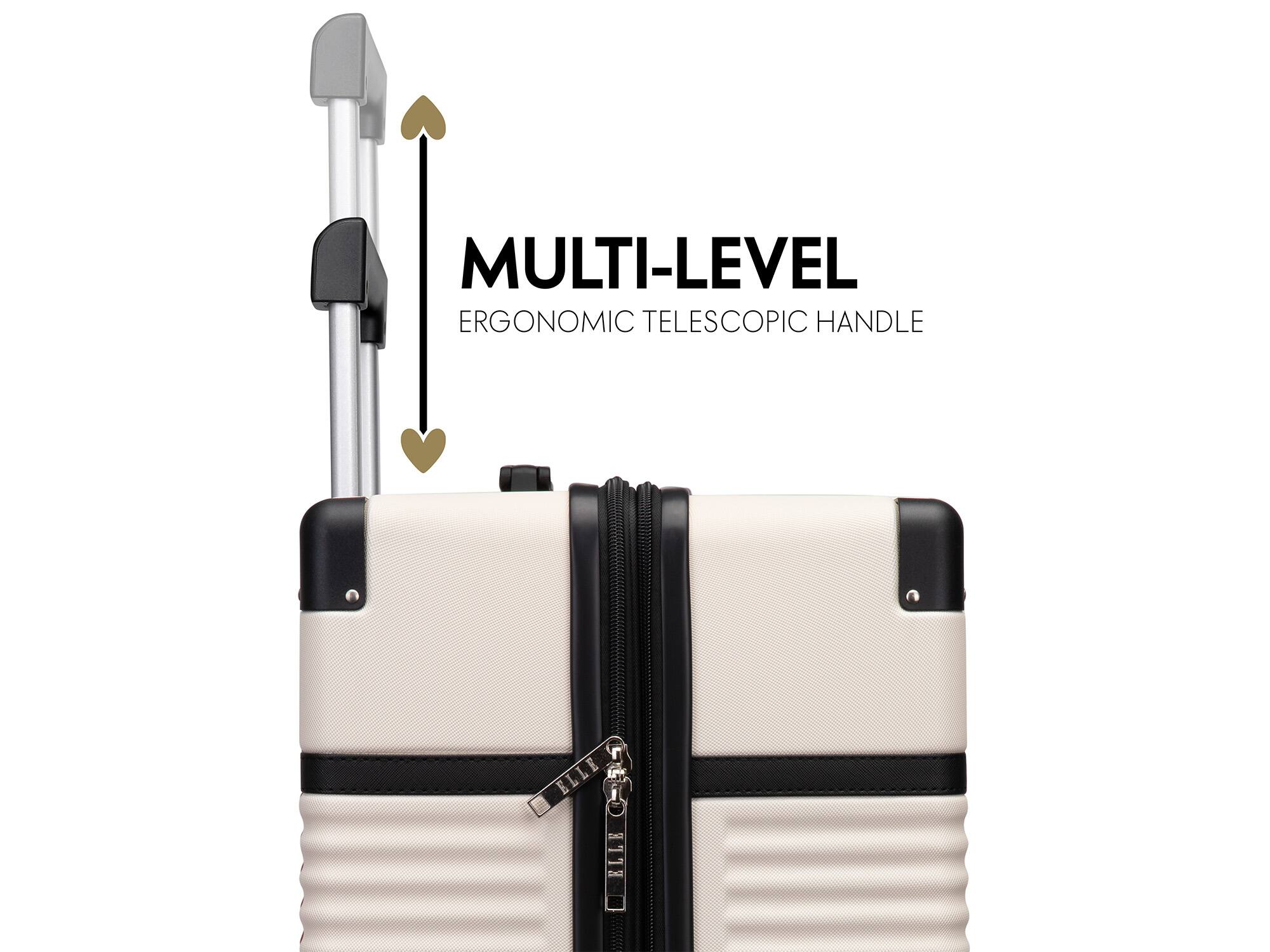 MULTI-LEVEL ERGONOMIC TELESCOPIC HANDLE ELLE ELLE