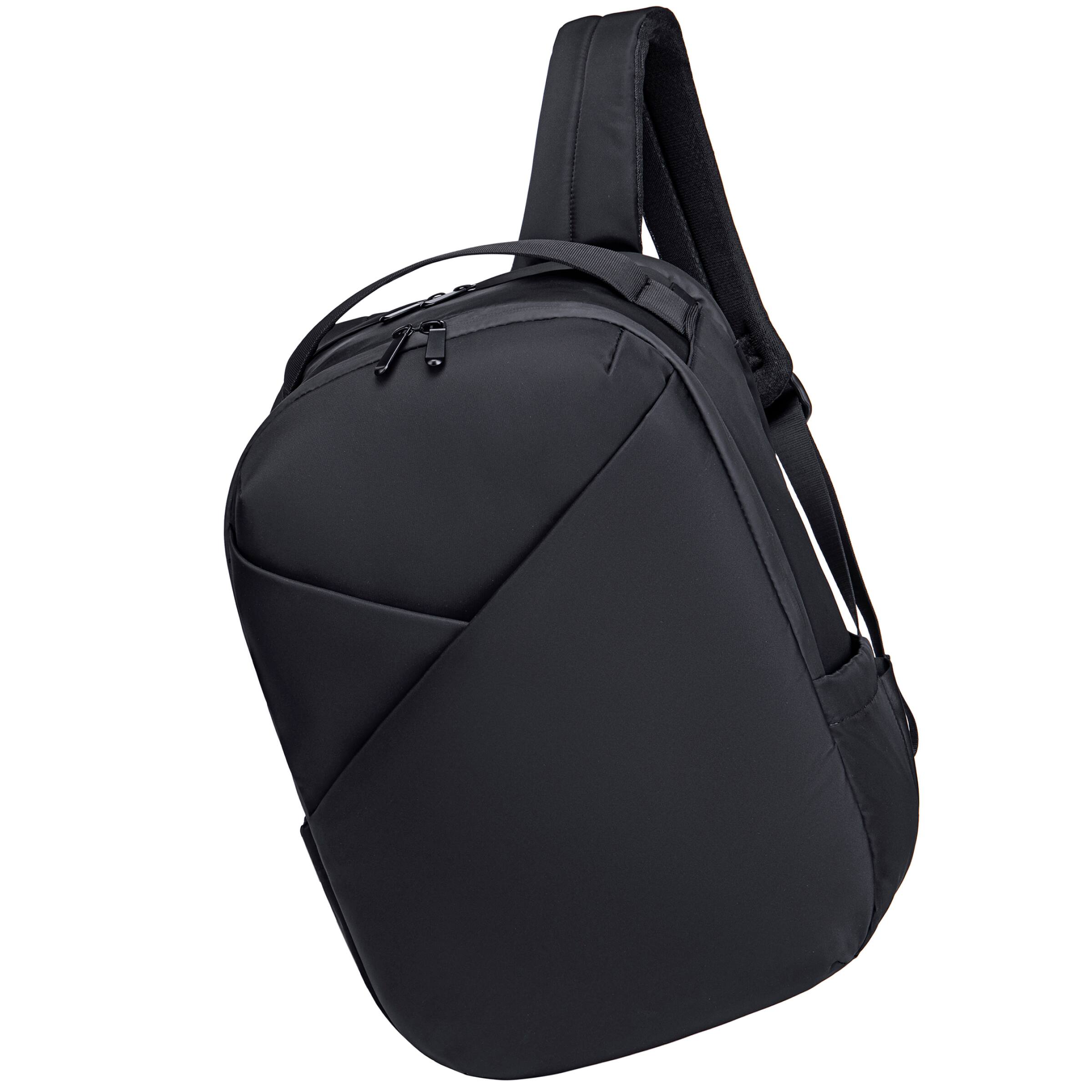 Alt View 5. Lux & Nyx - Lux & Nyx - Origami 16" Laptop Backpack - Black - Black.