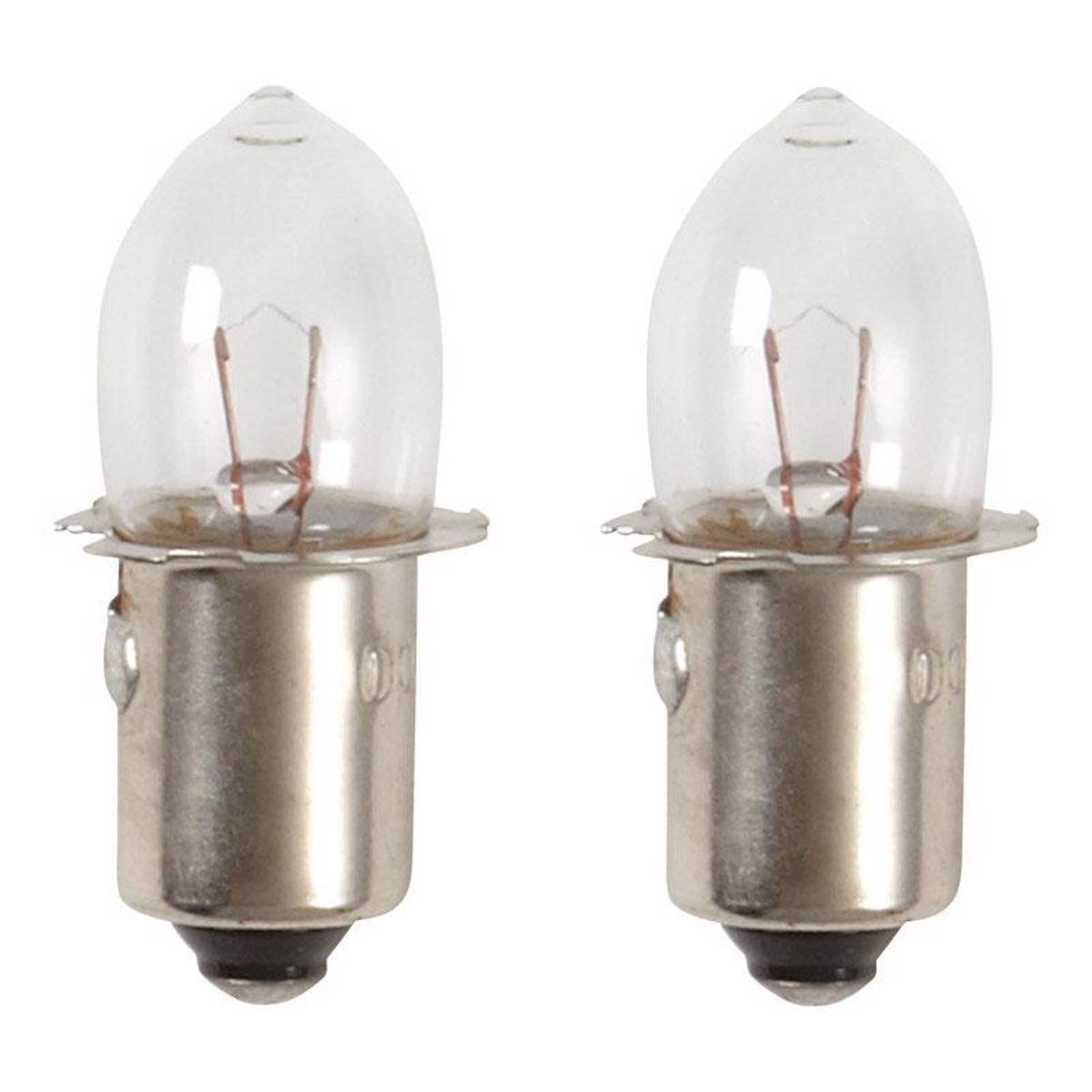 Left. Dorcy - Dorcy 2C/2AA Krypton Flashlight Bulb 2.2 V Bayonet Base (Case of 12).