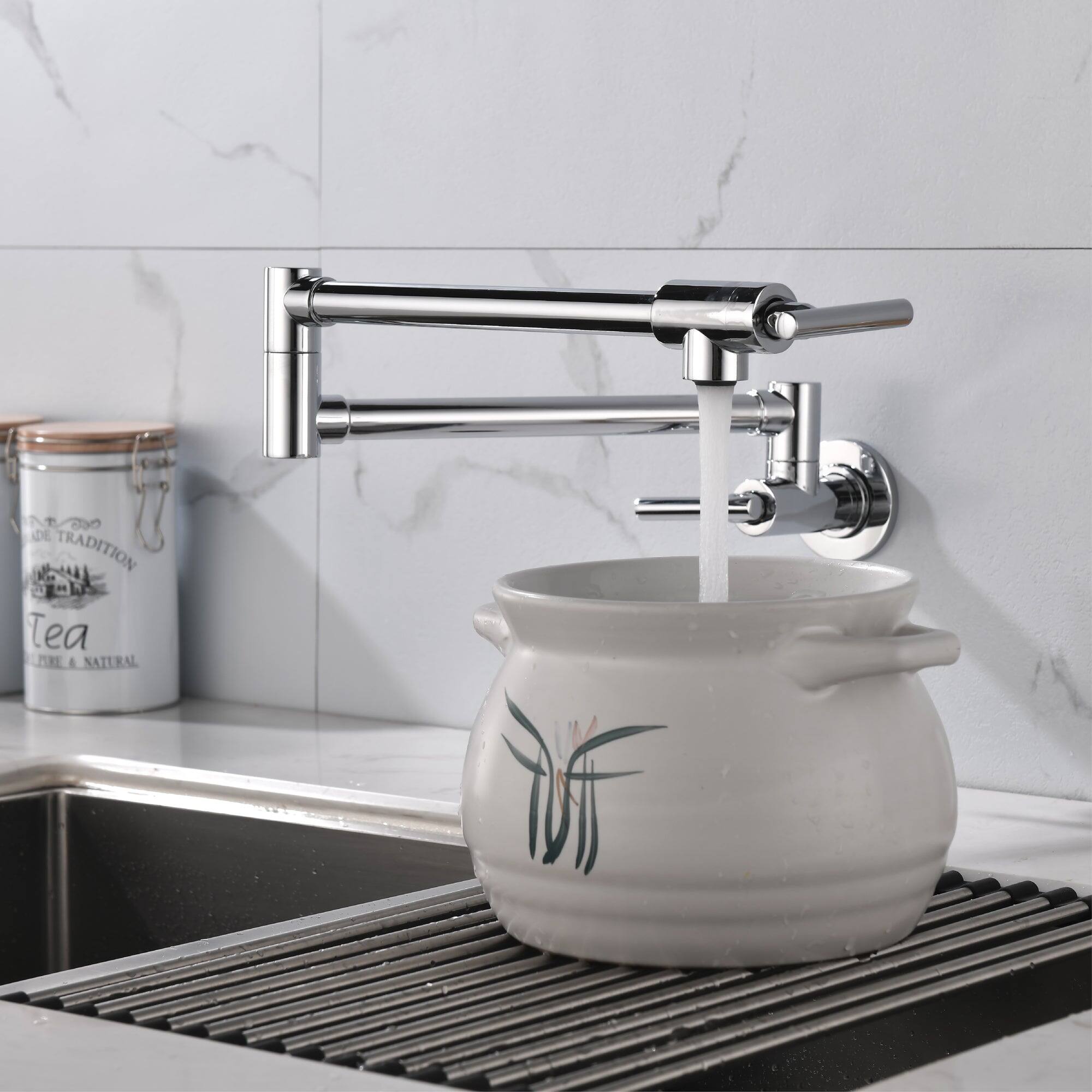 The text on the image reads:

"MADE TRADITION
Tea
PURE & NATURAL"